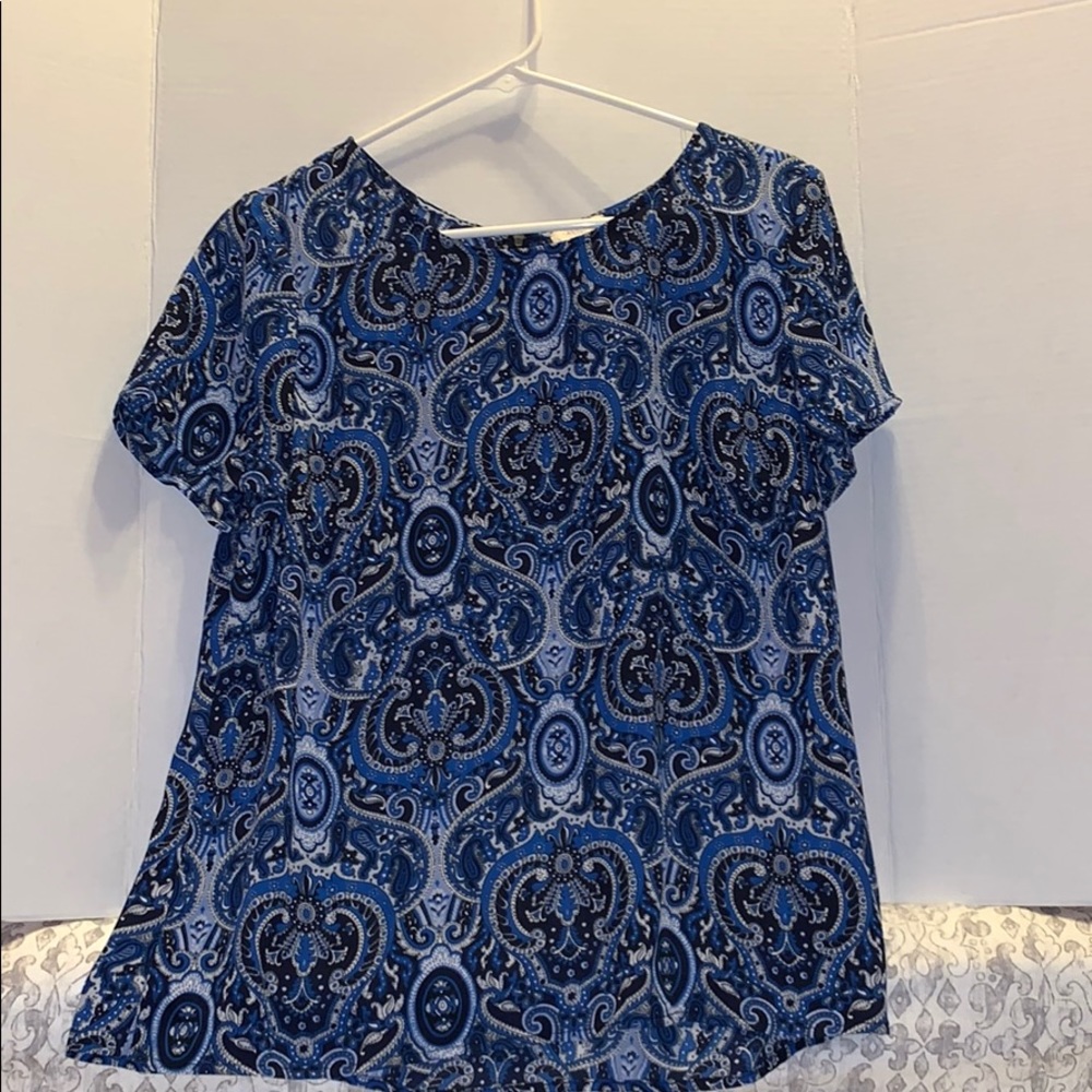 Beautiful blue Talbots top!